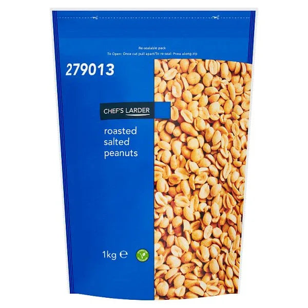 Chef's Larder Roasted Salted Peanuts 1kg (pack of 6)