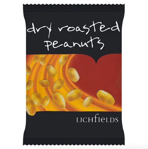 Lichfields Dry Roasted Peanuts 50g x 24