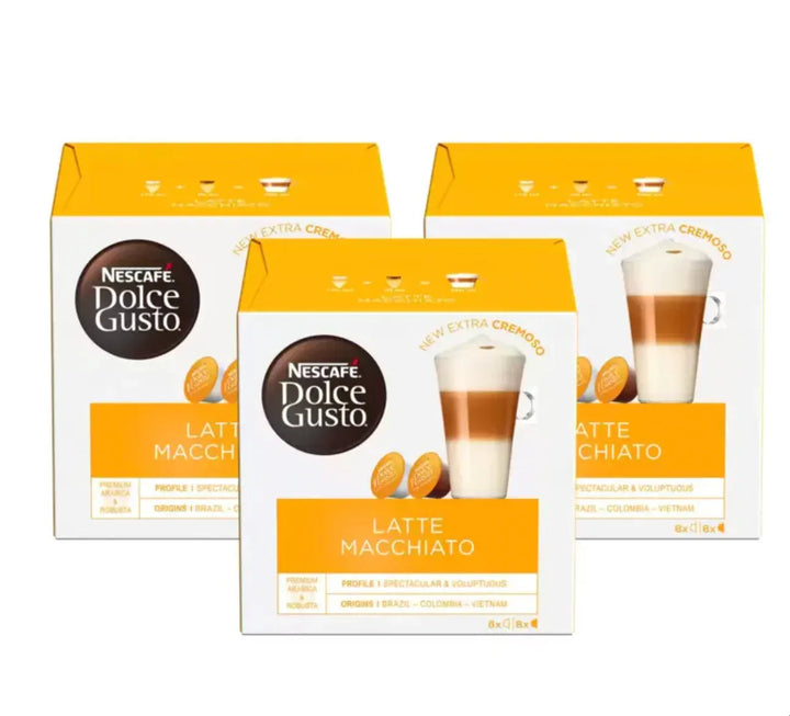Nescafé Dolce Gusto Latte Macchiato Coffee Pods, 24 Servings
